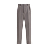 Margiela Green Fleece Wool Dress Pants